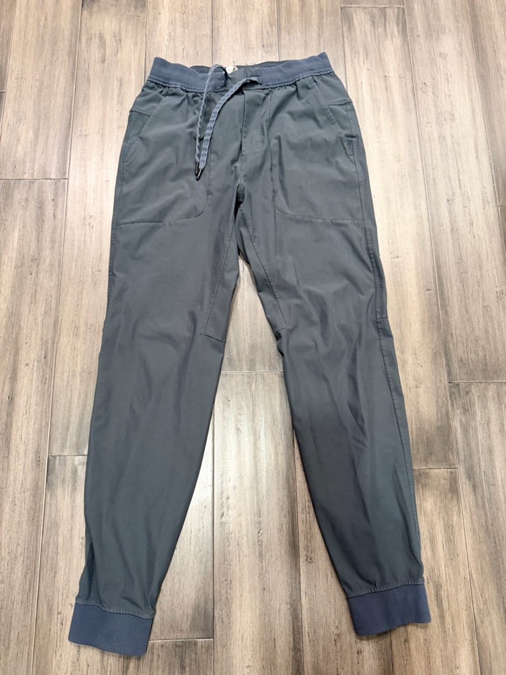 Lululemon Mens ABC Joggers Size S Gray Navy Athleisure Warpstreme Workout